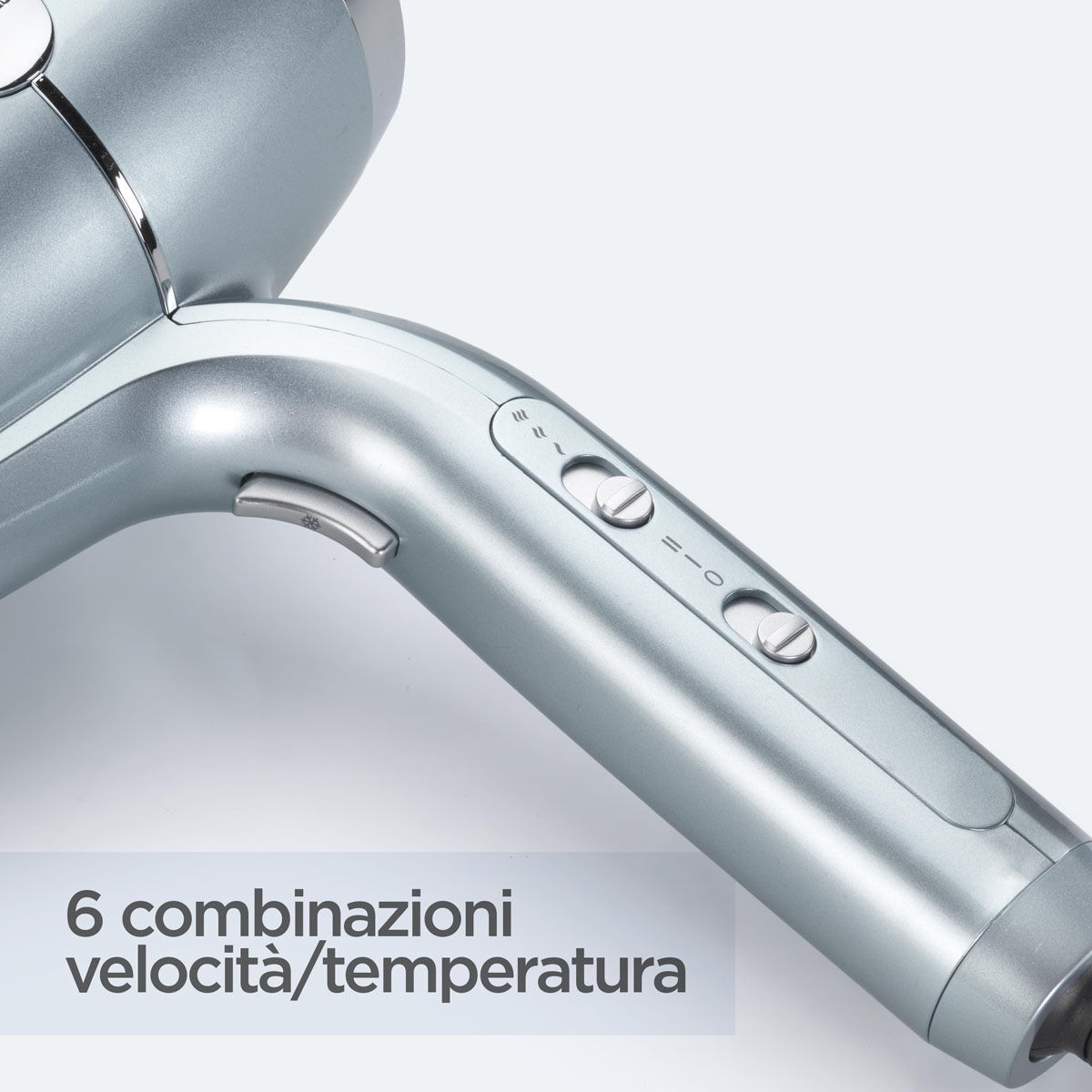 6 combinazioni velocit&agrave;/temperatura